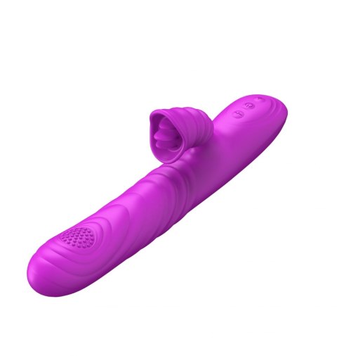 Wibrator-Angelia, USB 3 functions of thrusting / 20 vibrations Purple B - Series Lyla