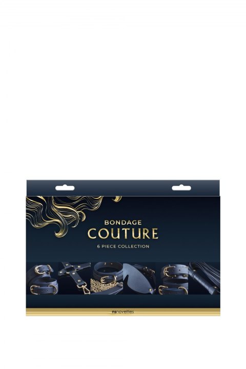 BONDAGE COUTURE 6 PIECE KIT BLUE NS Novelties