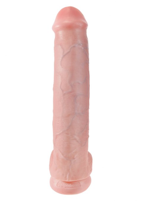 King Cock 15Inch With Balls Light skin tone Pipedream