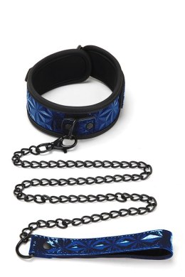 WHIPSMART DIAMOND COLLAR AND LEASH BLUE Whipsmart