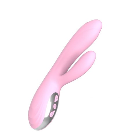 Wibrator-Joker Heating Double Vibrating Massage Stick -Pink B - Series Lyla