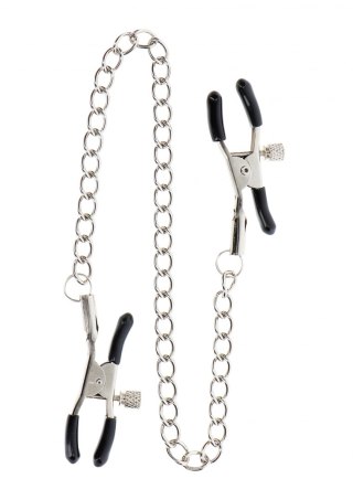 Adjustable Clamps with Chain Silver Taboom