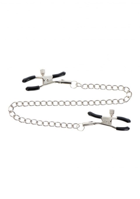 Adjustable Clamps with Chain Silver Taboom