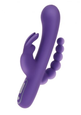 Triple Pleasure Vibrator Purple TOYJOY