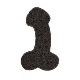 Zabawka - Bath Sponge Penis - 19cm black Kinky Pleasure