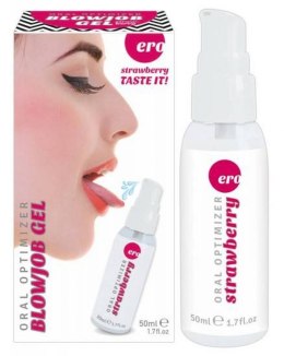 Żel/sprej-HOT Oral Optimizer Blowjob Gel Strawberry 50ml. Hot