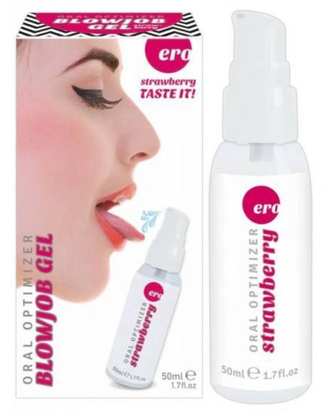 Żel/sprej-HOT Oral Optimizer Blowjob Gel Strawberry 50ml. Hot