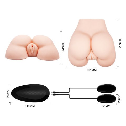 CRAZY BULL - Vagina and Anal Vibrating Baile - Boys of Toys Sp. z. o.o. (dystrybutor)