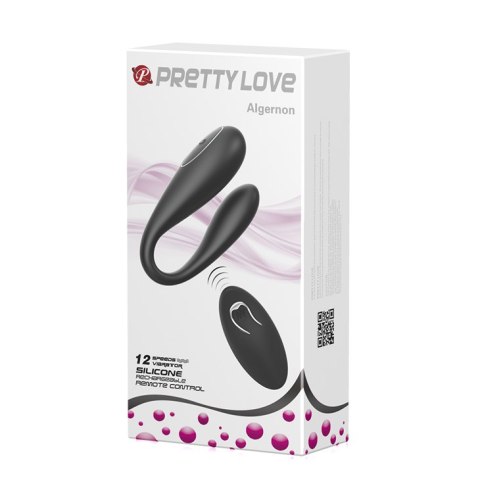 Podwójny Stymulator - ALGERNON USB Black 12 function Pretty Love