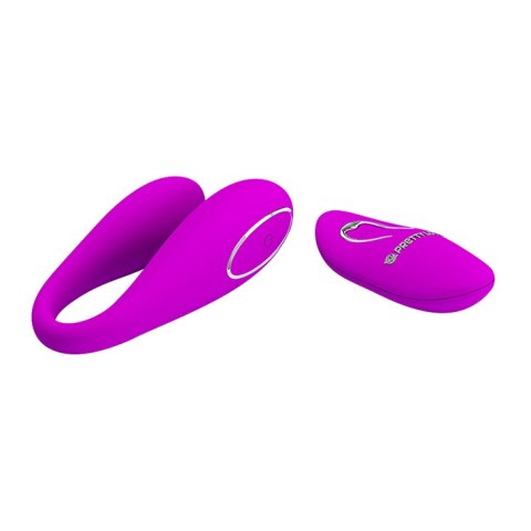 Podwójny Stymulator - ALGERNON USB PURPLE 12 function Pretty Love