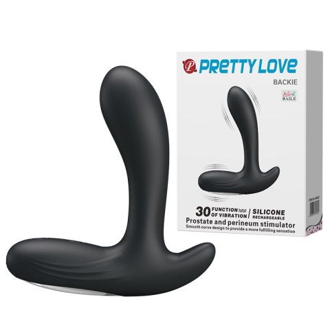 Masażer Prostaty - BACKIE BLACK USB 30 function Pretty Love