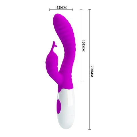 Wibrator Królik - HYMAN Purple 30 function vibrations Pretty Love