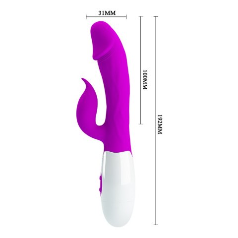 Wibrator Królik - PETER Purple 30 function vibrations Pretty Love