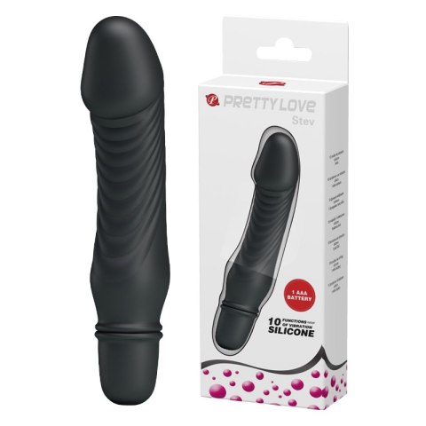 Wibrator - STEV, BLACK, 10 function Pretty Love