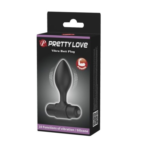 Wibrująca Zatyczka Analna - Vibra Butt Plug Pretty Love