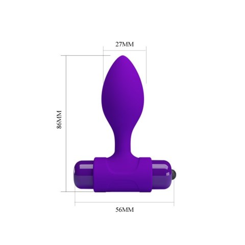 Wibrujaca Zatyczka Analna - Vibra Butt Plug Purple Pretty Love