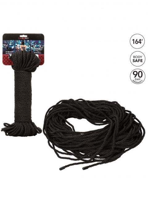 Scandal BDSM Rope 50M Black Calexotics