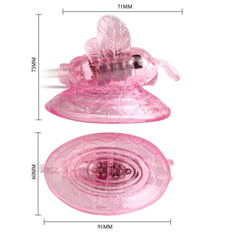 BAILE- BUTTERFLY CLITORAL PUMP, Vibration Sucking Baile