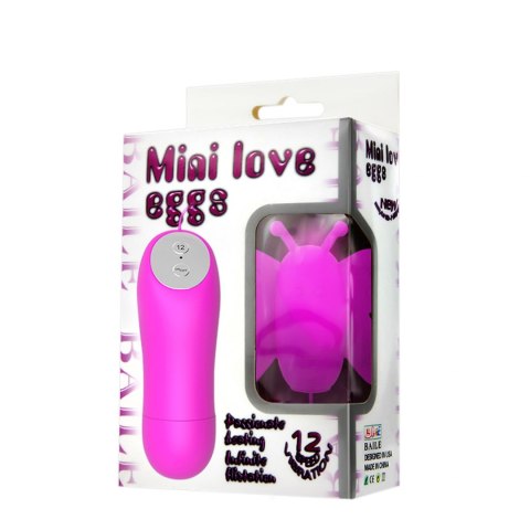 BAILE- Mini love eggs, 12 vibration functions Baile - Boys of Toys Sp. z. o.o. (dystrybutor)