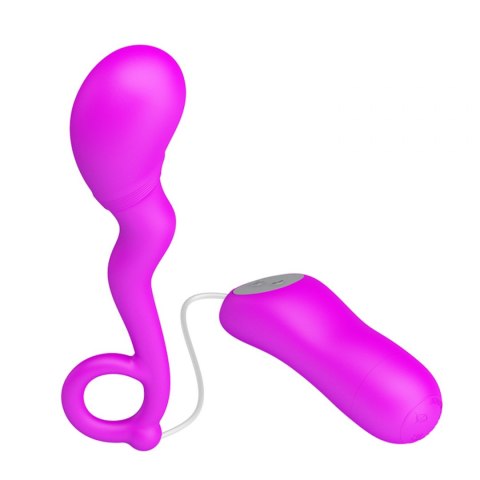 Analno-Waginalny Wibrator - MINI LOVE EGG, 12 vibration functions Pretty Love