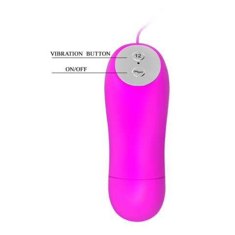 Stymulator Łechtaczki - Mini love eggs, 12 vibration functions Pretty Love