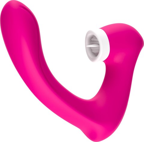 Stymulator silicone 2*9 vibration function Rose Red B - Series Joy