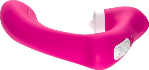 Stymulator silicone 2*9 vibration function Rose Red B - Series Joy