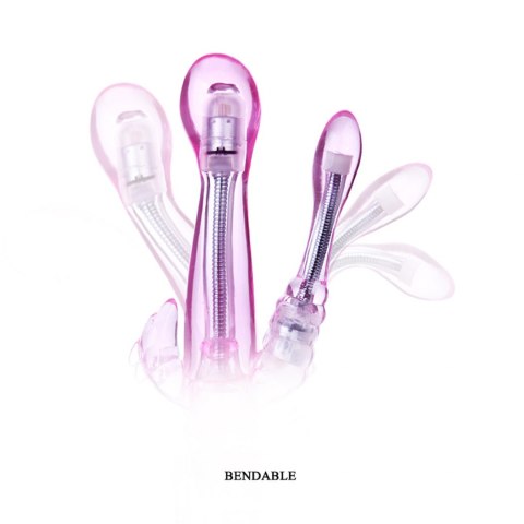 BAILE- INTIMATE TEASE, 6 vibration functions Bendable Baile