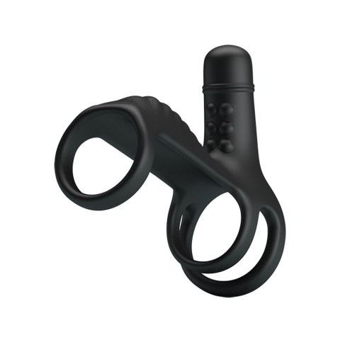 Wibrująca nakładka na penisa - VIBRATINGPENIS SLING, 10 vibration functions Pretty Love