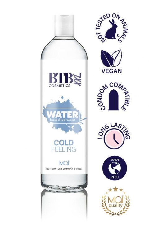 BTB WATER BASED COLD FEELING LUBRICANT 250ML BTB Cosmetics