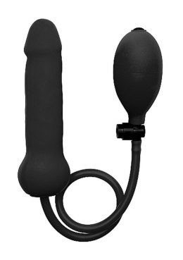 Inflatable Silicone Dong - Black Ouch!