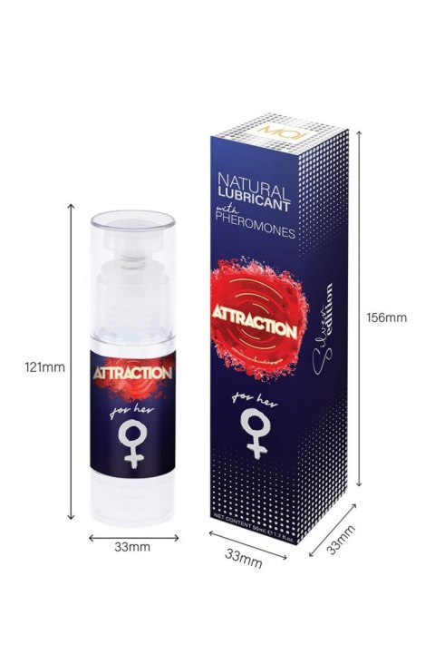 LUBRICANT WITH PHEROMONES ATTRACTION FOR HER 50 ML Attraction