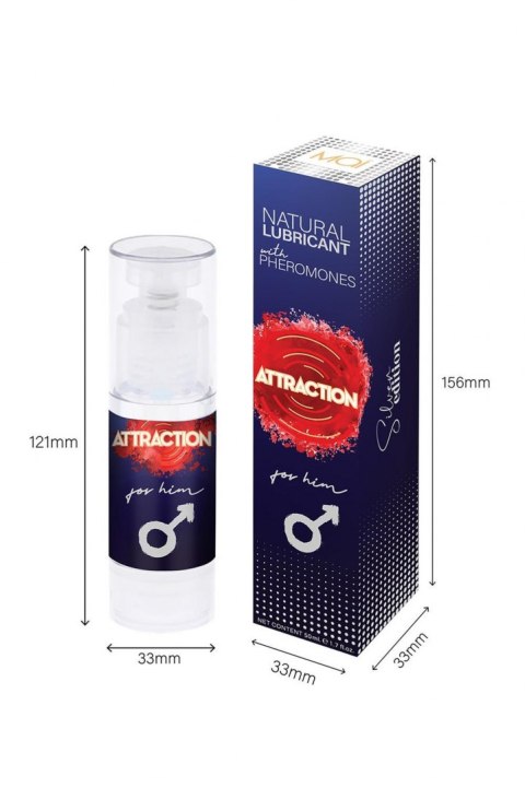 LUBRICANT WITH PHEROMONES ATTRACTION FOR HIM 50 ML Attraction