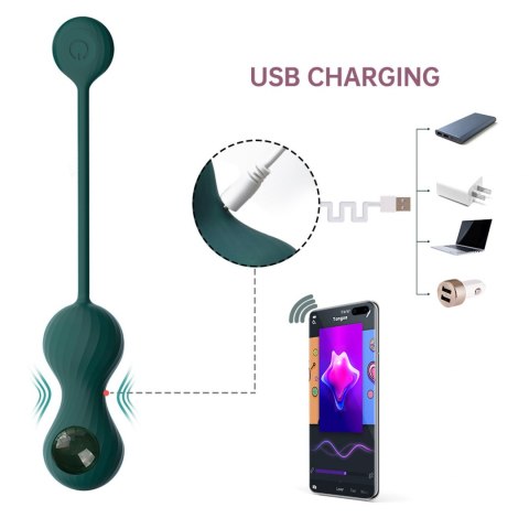 Magic Motion - Crystal Duo Smart Kegel Vibrator with Weight Set Magic Motion