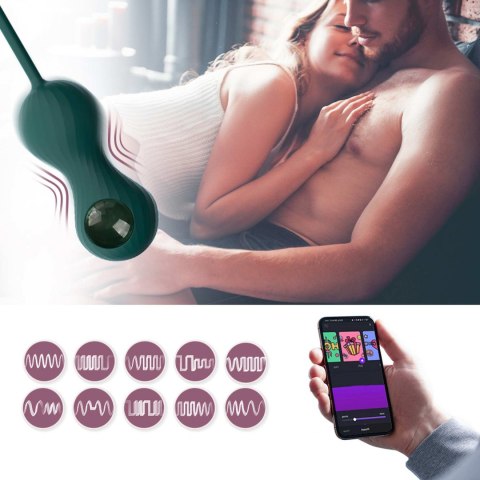 Magic Motion - Crystal Duo Smart Kegel Vibrator with Weight Set Magic Motion