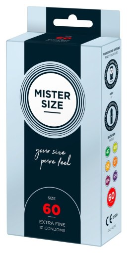 Mister Size 60mm pack of 10 Mister Size
