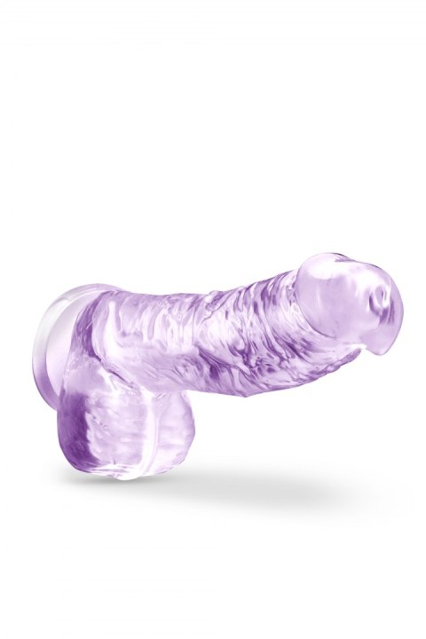 NATURALLY YOURS  6" CRYSTALLINE DILDO  AMETHYST Blush