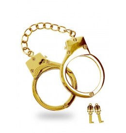 Taboom Gold Plated BDSM Handcuffs