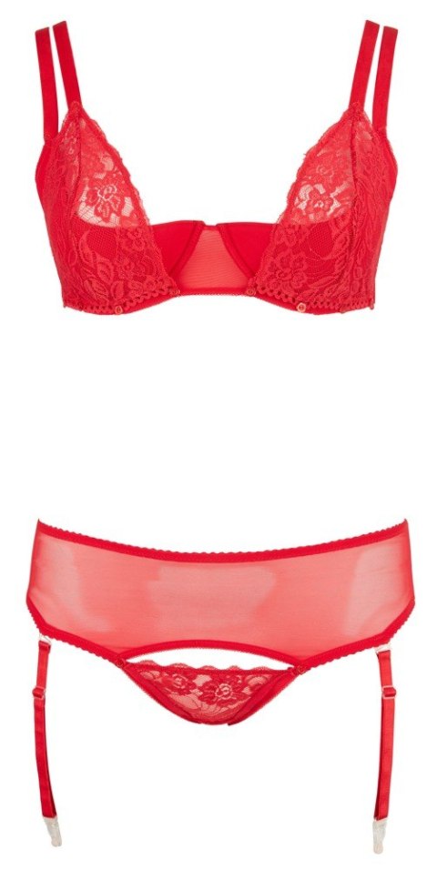 Bra Set red 95F/2XL Cottelli CURVES