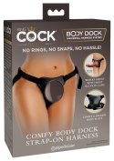 Comfy Body Dock Harness Black Pipedream