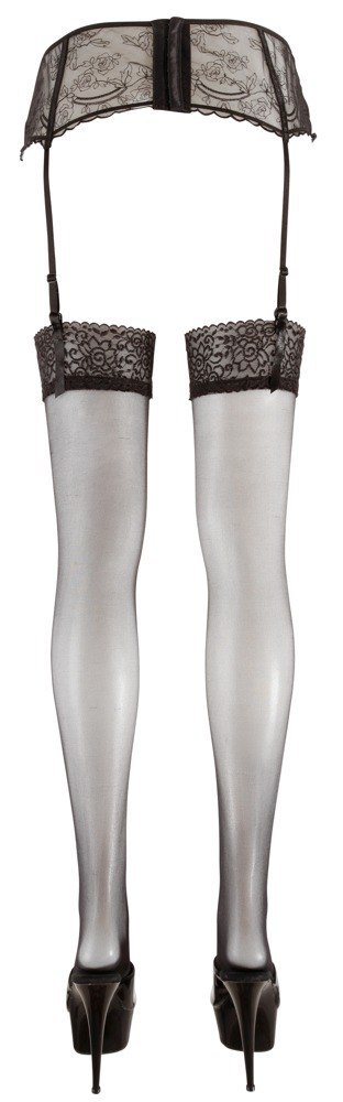 Stockings black 3 Cottelli LEGWEAR