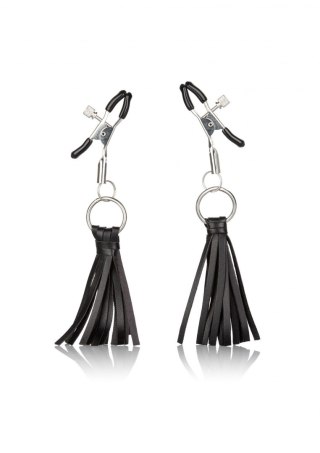 Playful Tassels Nipple Clamps Black Calexotics