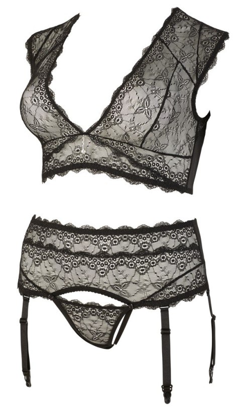 Lace Set black 2XL Cottelli CURVES