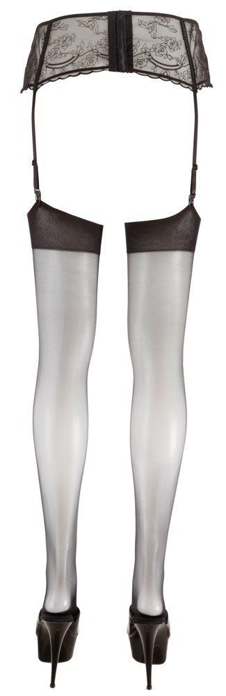 Stockings black 2 Cottelli LEGWEAR