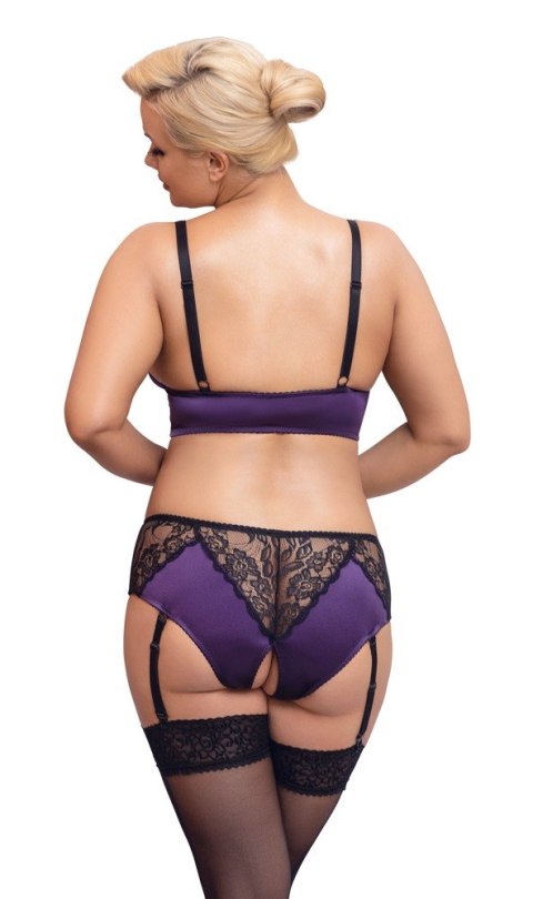 BH Set purple/black2XL Cottelli CURVES