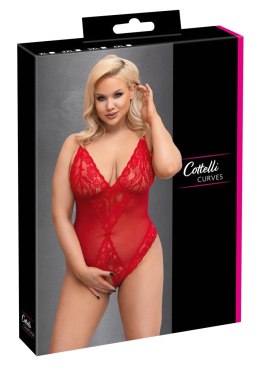 Crotchless Body red XL Cottelli CURVES