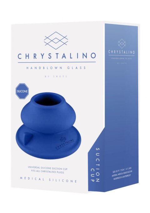 Chrystalino - Silicone Suction Cup - Blue Chrystalino