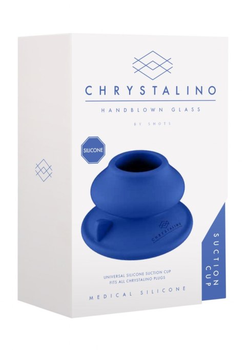 Chrystalino - Silicone Suction Cup - Blue Chrystalino