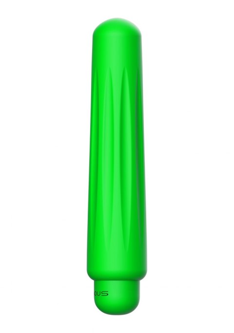 Delia - ABS Bullet With Sleeve - 10-Speeds - Green Luminous