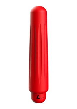 Delia - ABS Bullet With Sleeve - 10-Speeds - Red Luminous